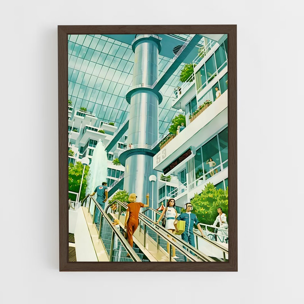 Poster Promenade dans le Futur – affiche Espace rétro (vue 5)